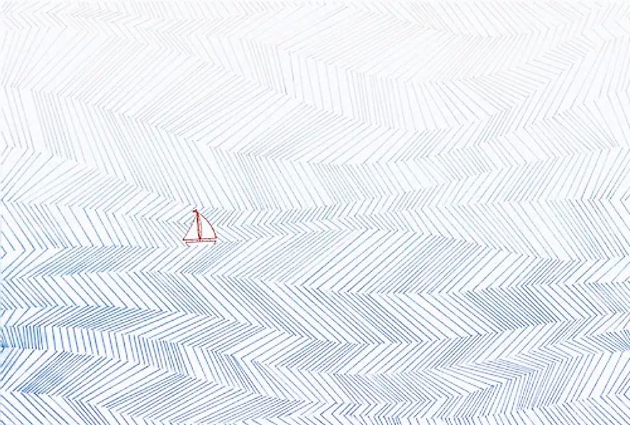 Architects Paper Fototapete »Atelier 47 Waves Artwork 3« geometrisch glatt günstig online kaufen