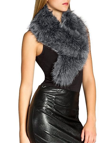 Caspar Modeschal STO001 Damen Kunst Pelzkragen günstig online kaufen