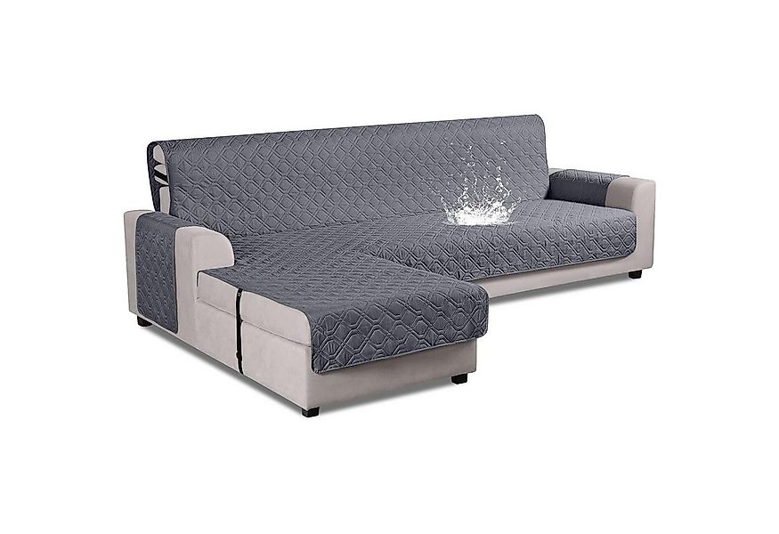 BTTO Sofahusse Sofabezug Grau Sofaschoner Antirutsch 1 2 3 4 Sitzer,l Shape günstig online kaufen