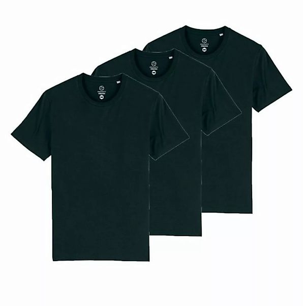 Gradnetz T-Shirt basic unisex (Spar-Set, 3er-Pack) Biobaumwolle nachhaltig günstig online kaufen