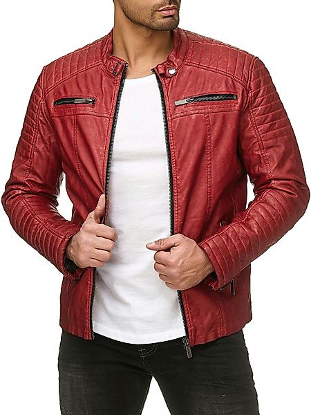 RedBridge Lederimitatjacke aus robustem Kunstleder mit günstig online kaufen