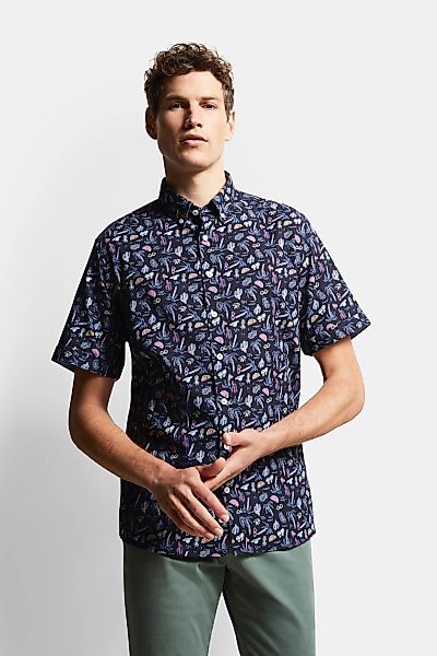 bugatti Kurzarmhemd, mit sommerlichen Prints günstig online kaufen