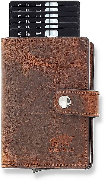 Solo Pelle Mini Geldbörse Q-Wallet Leder günstig online kaufen