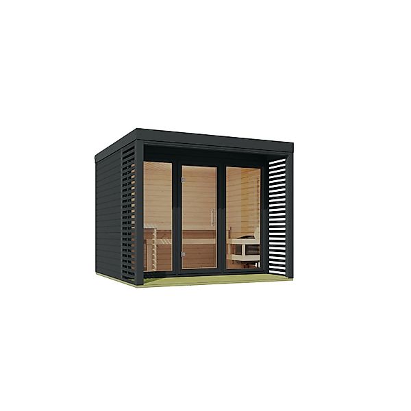 Chillroi Saunahaus Angelus XL Inklusive Saunaofen 9kW Integriert Steuerung günstig online kaufen