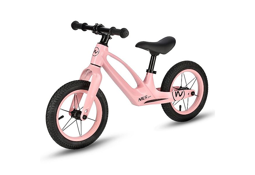 NILS FUN Laufrad Balancerad Balance Bike rosa LED 12 Zoll, verstellbare Sat günstig online kaufen