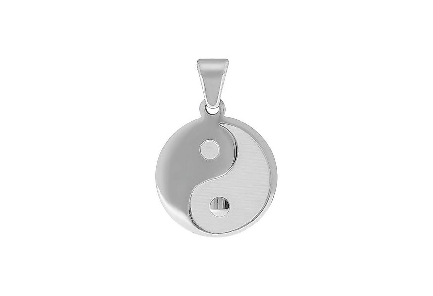 Vivance Kettenanhänger 925/- Sterling Silber rhodiniert Yin Yang glanz/matt günstig online kaufen