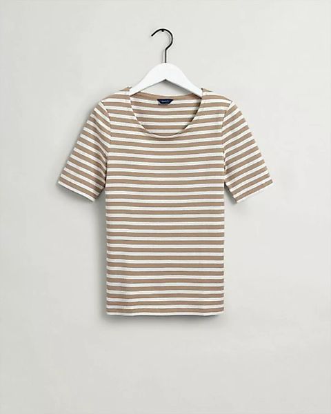 Gant T-Shirt Geripptes Streifen-T-Shirt mit halblangem Arm günstig online kaufen