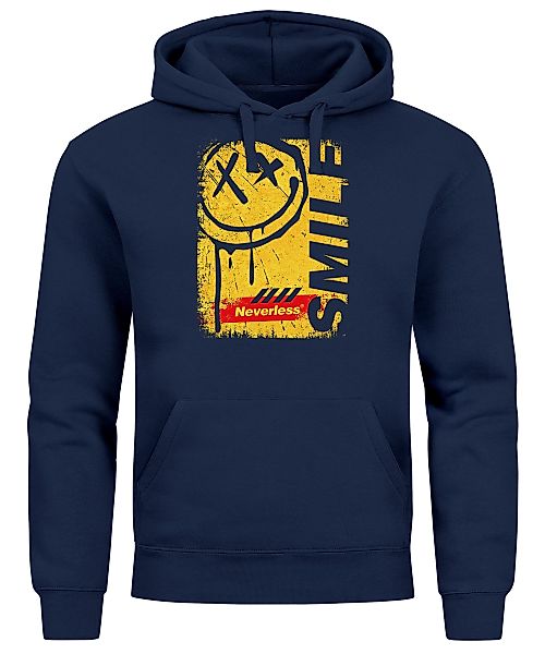 Neverless Hoodie Hoodie Herren Print Aufdruck günstig online kaufen