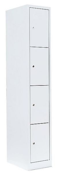 Steelboxx Fächerschrank Lüllmann® Schließfachschrank, 1 Abteil, 4 Fächer, 1 günstig online kaufen