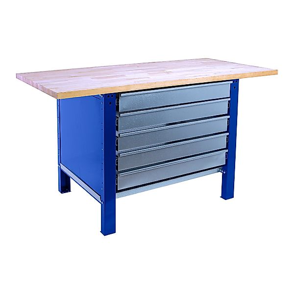 PROREGAL Werkbank BUFFALO WOOD Mit 5x Schublade HxBxT 86,5x180x75cm Traglas günstig online kaufen