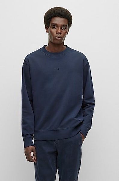 BOSS ORANGE Sweater Wefade (1-tlg) mit seitlichen Rippeinsätzen günstig online kaufen