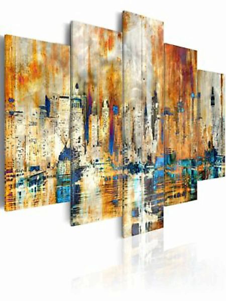 artgeist Wandbild Erinnerung an eine Stadt mehrfarbig Gr. 200 x 100 günstig online kaufen