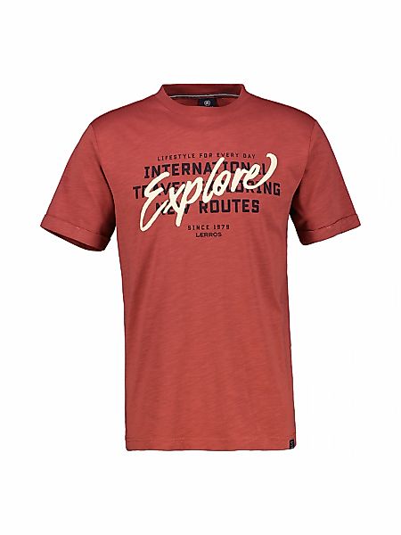 LERROS T-Shirt "LERROS T-Shirt mit Brustprint in Übergrößen" günstig online kaufen