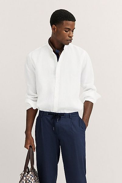 bugatti Langarmhemd mit Stehkragen günstig online kaufen