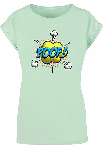 Merchcode T-Shirt "Merchcode Damen Ladies POOF Comic Extended Shoulder Tee" günstig online kaufen