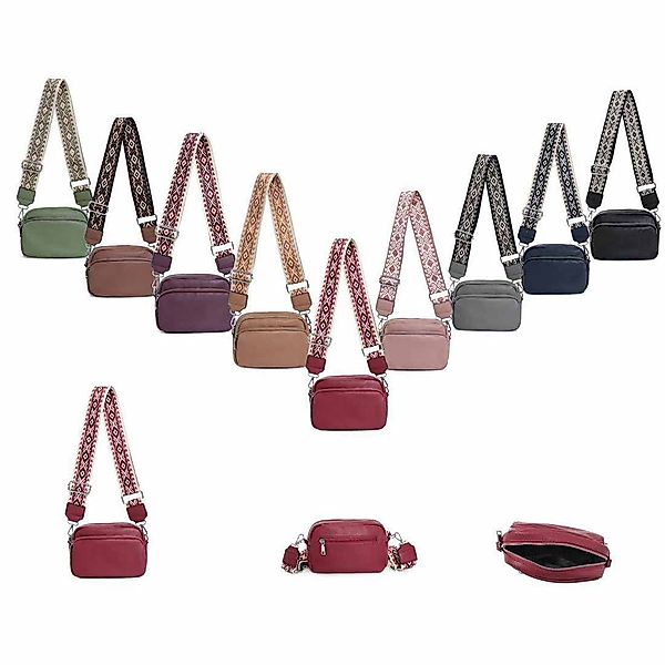 ITALYSHOP24 Schultertasche Damen Umhängetasche Bodybag Muster günstig online kaufen