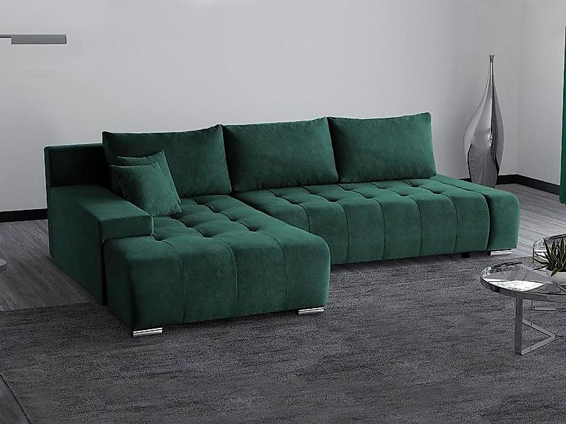 Beautysofa Ecksofa DRACO mit Schlaffunktion und günstig online kaufen