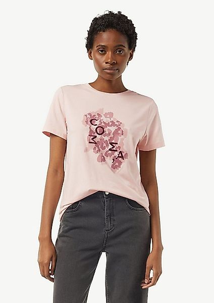 comma Kurzarmshirt T-Shirt T-Shirt mit Artwork günstig online kaufen