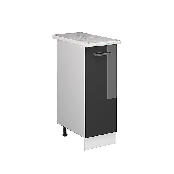 Vicco Schranksystem R-Line, Anthrazit Hochglanz/Weiß, 30 günstig online kaufen