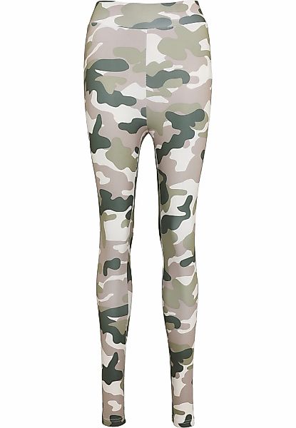 URBAN CLASSICS Leggings "Urban Classics Damen Ladies High Waist Camo Tech L günstig online kaufen
