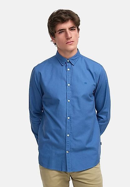 Kronstadt Langarmhemd KSAsk Ls aus hochwertigem Oxford-Gewebe aus 100 % Bau günstig online kaufen