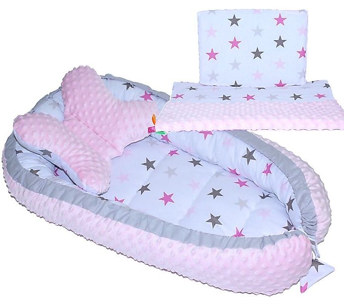 Primawela Bettnestchen Baby MINKY Nestchen Kokon Kuschelnest Kissen Decke S günstig online kaufen
