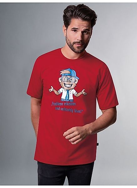 Trigema T-Shirt "TRIGEMA Spruch Shirt mit lustigem Affen-Print" 1 Stk. tlg. günstig online kaufen