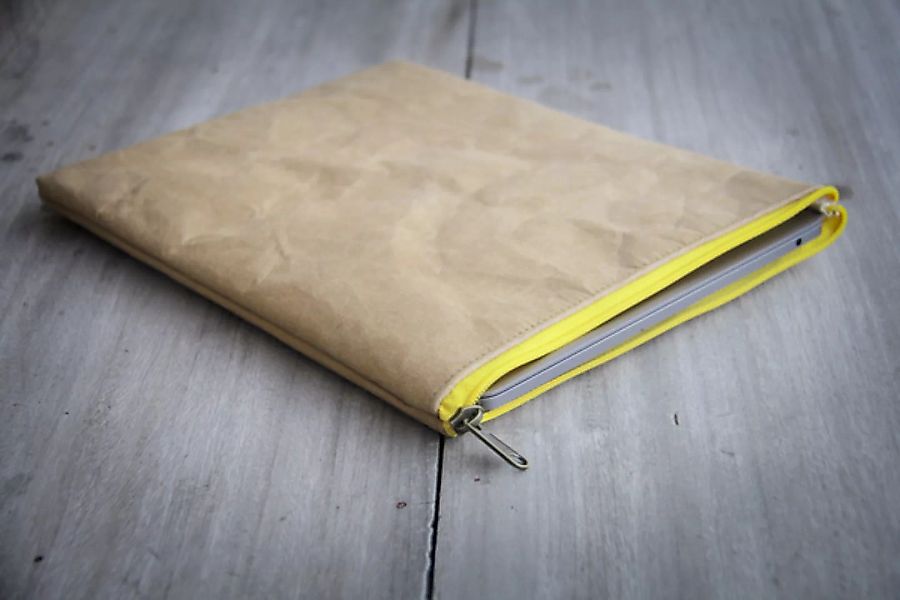 Kraft Papier : Laptop Case/ Tasche, Macbook Hülle 13 " - 14 " Zoll. Lederop günstig online kaufen