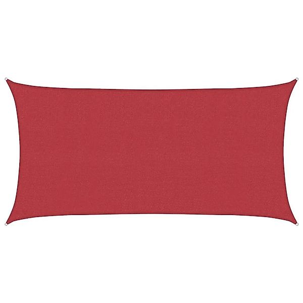 vidaXL Sonnensegel 160 g/m² Rot 2x3,5 m HDPE 311613 günstig online kaufen