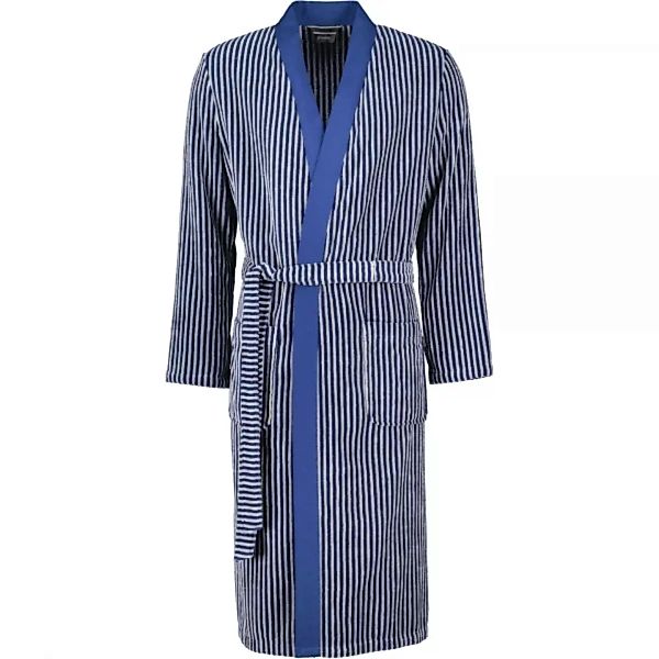 Cawö - Herren Bademantel Kimono 2843 - Farbe: blau - 17 günstig online kaufen