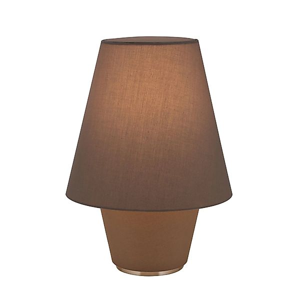 Orion Leuchten Tischleuchte Twins Medium 1 x E27 Braun günstig online kaufen