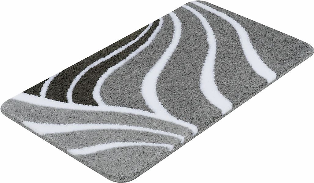 Kleine Wolke Badematte "Flame" Höhe 15 mm rutschhemmend beschichtet fußbode günstig online kaufen
