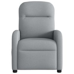 vidaXL Sessel Relaxsessel Hellgrau Stoff (1-St) günstig online kaufen
