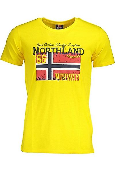 NORWAY 1963 T-Shirt Herren Gelb T-Shirt mit Druck & Rundhalsausschnitt günstig online kaufen