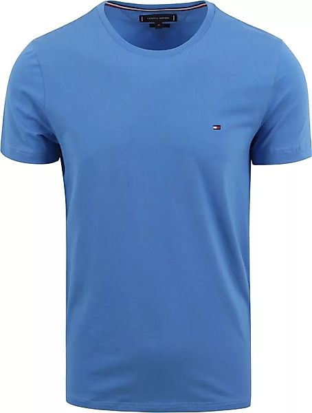 Tommy Hilfiger Logo-T-Shirt Blau  - Größe S günstig online kaufen