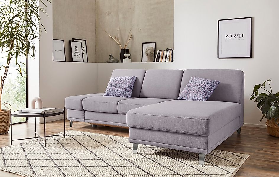 sit&more Ecksofa "Clio L-Form" wahlweise mit Bettfunktion oder Vorziehsitz günstig online kaufen