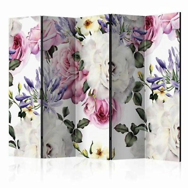 artgeist Paravent Floral Glade II [Room Dividers] mehrfarbig Gr. 225 x 172 günstig online kaufen