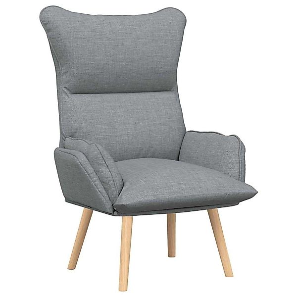 vidaXL Relaxsessel Hellgrau 69 x 74 x 93 cm Stoff 42001865 günstig online kaufen