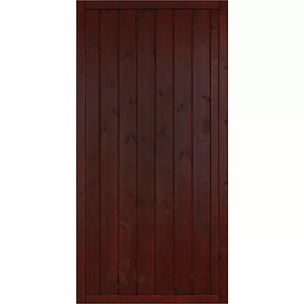 Sichtschutzzaunelement Oxford Braun lackiert 180 cm x 90 cm FSC günstig online kaufen
