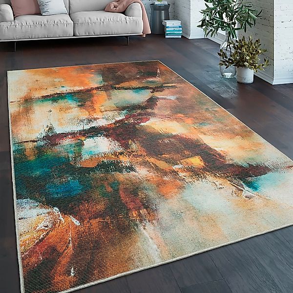 Paco Home Teppich »Marseille 935«, rechteckig, 4 mm Höhe, Kurzflor, moderne günstig online kaufen