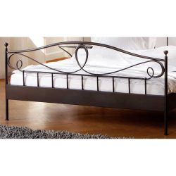 Metallbett in Dunkelbraun orientalischen Look günstig online kaufen