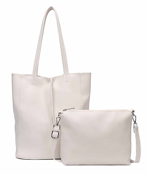 ITALYSHOP24 Schultertasche SET 2in1 Damen Tasche günstig online kaufen