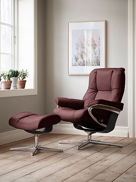 Stressless "Mayfair" mit Cross Base, Größe S, M & L, Holzakzent Schwarz günstig online kaufen