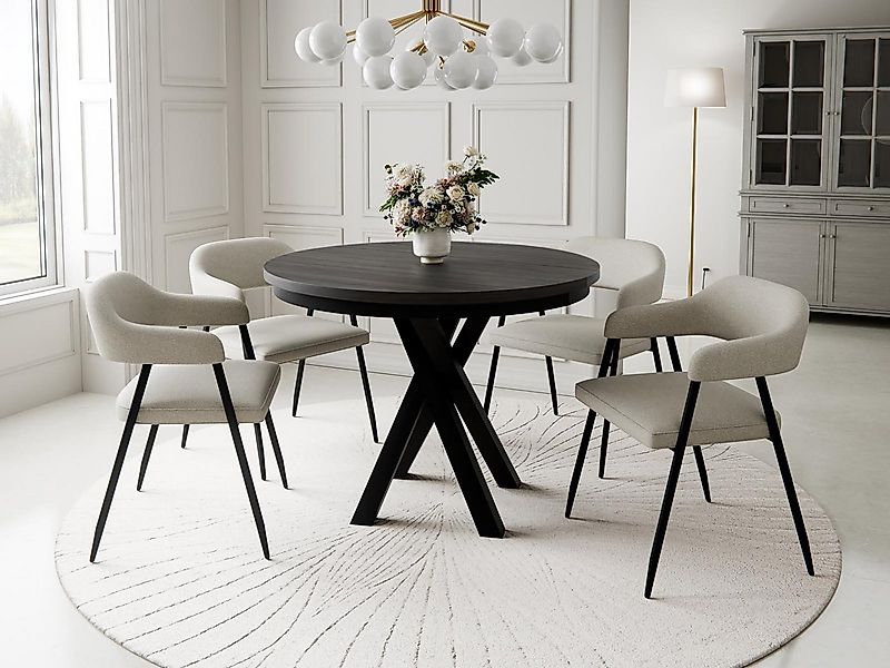 Compleo Esstisch Esszimmer, Modern, Japandi, Industrial - Küchentisch - Run günstig online kaufen