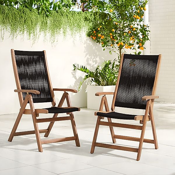 JOIVI Balkonset Terrassestühle, Esszimmerstühle aus Holz, günstig online kaufen