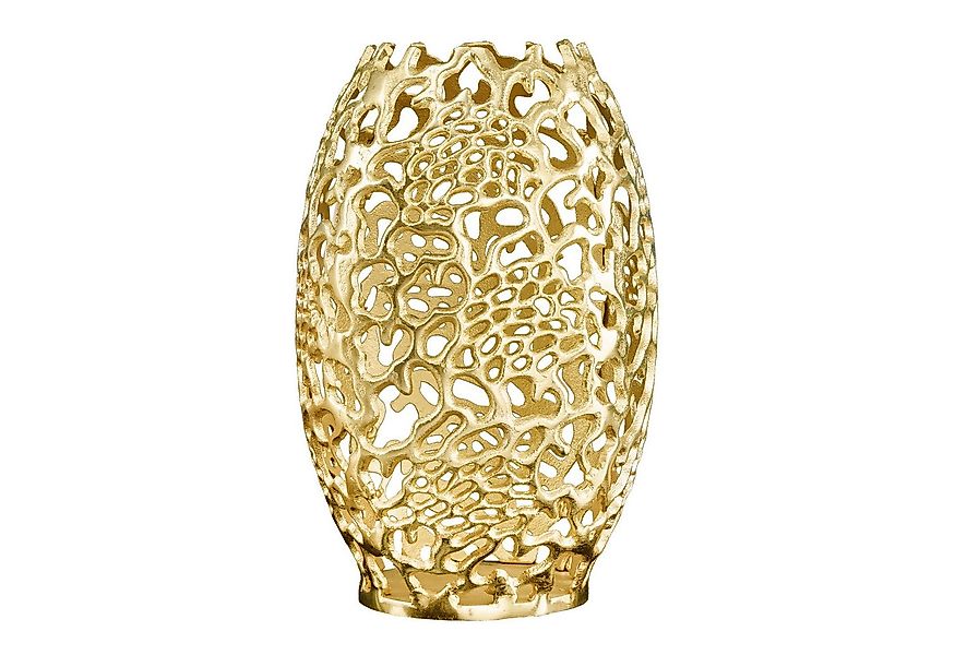 riess-ambiente Dekovase ABSTRACT LEAF 50cm gold (Einzelartikel, 1 St), Wohn günstig online kaufen