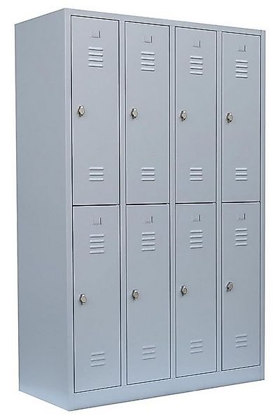 Steelboxx Spind für 8 Personen Spindschrank Schließfachschrank 180x117x50cm günstig online kaufen