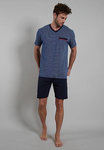 GÖTZBURG Shorty "Manhattan", 2 Stk. Kurzarm, V-Ausschnitt, kurze Hose, Baum günstig online kaufen