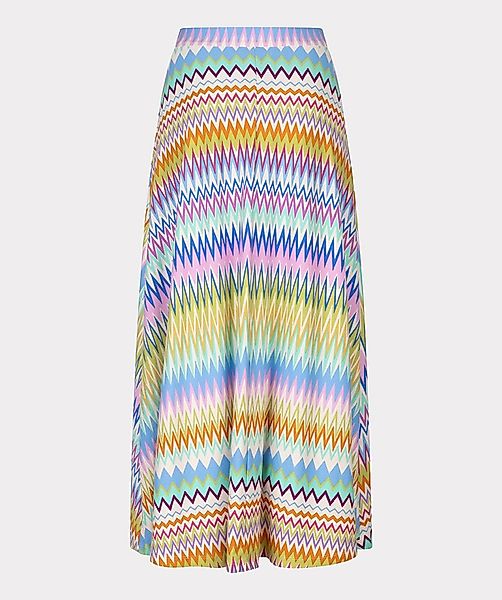 Esqualo Sommerrock Esqualo langer Viskoserock Ocean günstig online kaufen