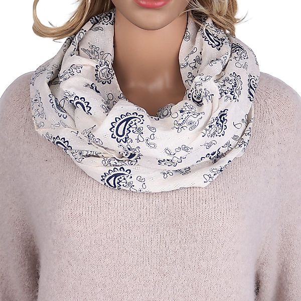 MIRROSI Loop Damen Schal mit Paisley günstig online kaufen